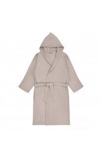 Naomi (пудра) S (р.52-54) Халат вафельный с капюшоном Sofi De MarkO