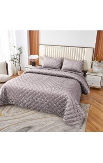 Лея (серебро) Покрывало 240x260 Sofi De MarkO