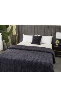 Теодор (антрацит) Покрывало 210х230 Sofi De MarkO Теодор (антрацит) Покрывало 210х230 Sofi De MarkO