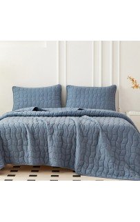 Минелла (серо-голубой) Покрывало 230х250 Sofi De MarkO