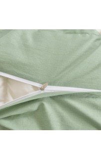 Пейтон (зеленый) КПБ сатин 2х