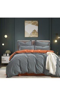 Ахиллес (синий) комплект постельного белья Сатин 2х Sofi De MarkO