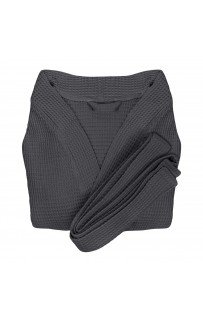 Эрин (антрацит) L (р.56-58) Халат вафельный