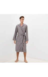 Марвин (серый) S Мужской Халат с капюшоном Sofi De MarkO