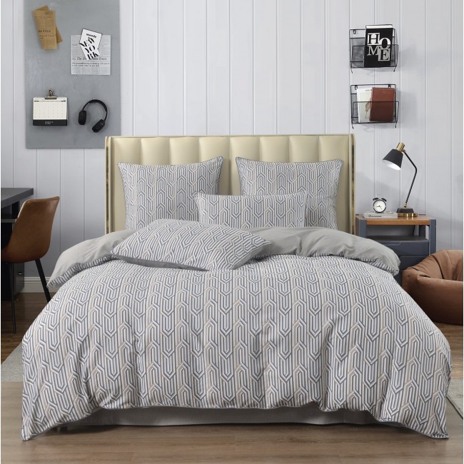 Джерардо (серый) КПБ сатин 1.6