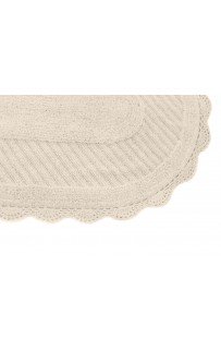 LAURA (беж) набор ковриков для ванной кружевной 60х100 и 50х70 Sofi De MarkO