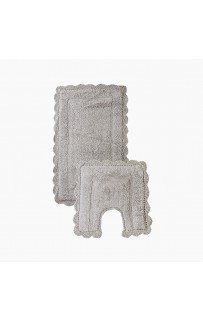 CLEO (серая) набор ковриков для ванной комнаты 60х100 и 50х50см Sofi De MarkO