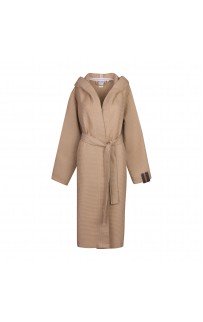 Наоми (кофе) М Халат вафельный с капюшоном Sofi De MarkO