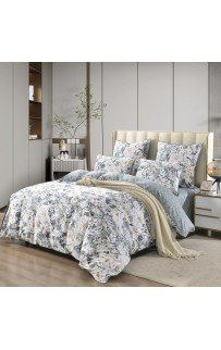 Монпелье (зеленый) КПБ сатин Евро