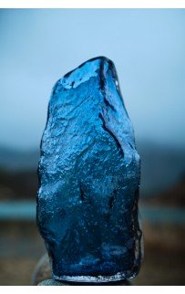 Ирен (синяя) Ваза стеклянная 16х11х38см Sofi De MarkO