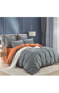 Ахиллес (синий) комплект постельного белья Сатин 2х Sofi De MarkO