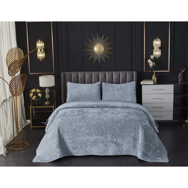 Фернанд (серо-голубой) Покрывало 240х260 Sofi De MarkO Фернанд (серо-голубой) Покрывало 240х260 Sofi De MarkO