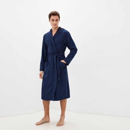 Марвин (синий) S Мужской Халат с капюшоном Sofi De MarkO