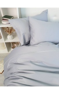 Комплект постельного белья Tivolyo Home CASUAL серый семейный