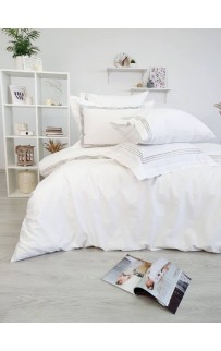 Комплект постельного белья Tivolyo Home LINE крем/бежевый KING SIZE