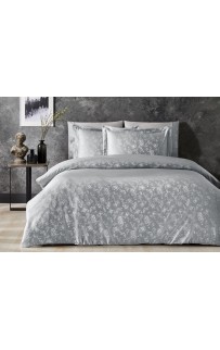 Комплект постельного белья Tivolyo Home CLARINDA серый Евро