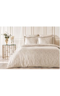 Комплект постельного белья Tivolyo Home STELLA бежевый Евро