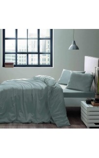 Комплект постельного белья Tivolyo Home BASIC серый Полутороспальный