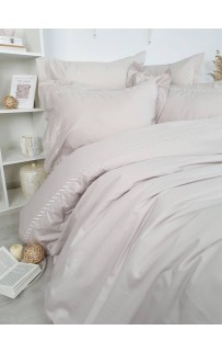 Комплект постельного белья Tivolyo Home CATENA бежевый семейный