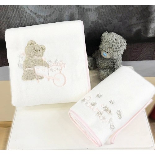 Детский набор полотенец Tivolyo Home POURTOL розовый 2 предмета