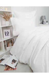 Комплект постельного белья Tivolyo Home CASUAL кремовый KING SIZE