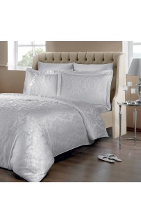 Комплект постельного белья Tivolyo Home FABIO серый Евро