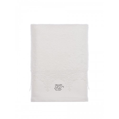 Полотенце Tivolyo Home JULIET кремовый 75х150