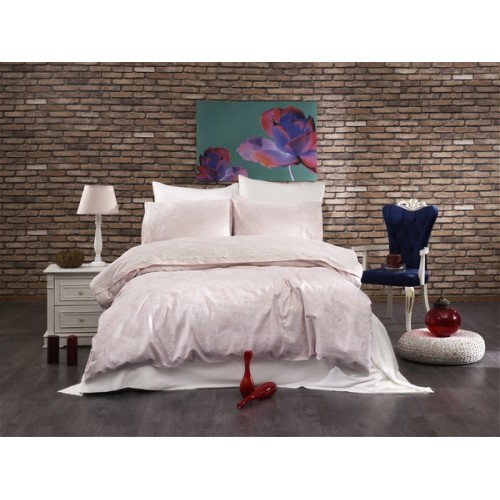 Комплект постельного белья Grazie Home LOREA пудра Евро