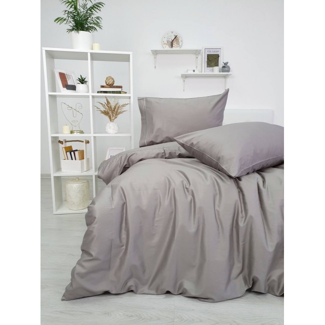 Комплект постельного белья Tivolyo Home CASUAL хаки Полутороспальный