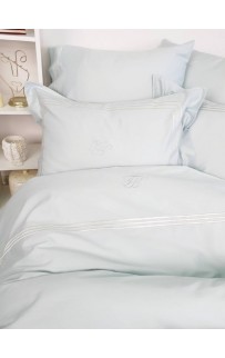 Комплект постельного белья Tivolyo Home LINE бирюзовый Евро