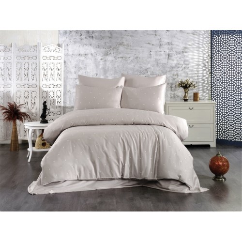 Комплект постельного белья Grazie Home LOVEN'S коричневый Евро