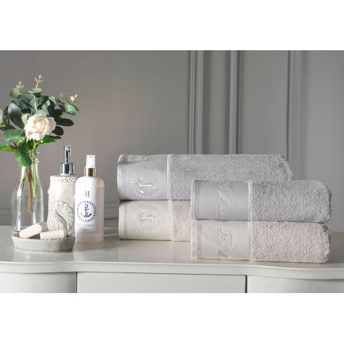 Полотенце Tivolyo Home ANCHOR бежевый 75х150