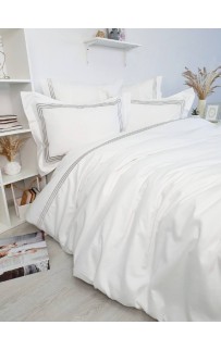 Комплект постельного белья Tivolyo Home LINE крем/бежевый KING SIZE