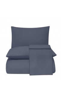 Комплект постельного белья Tivolyo Home CASUAL синий семейный