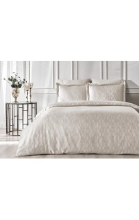 Комплект постельного белья Tivolyo Home STELLA серый Евро
