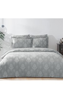 Комплект постельного белья Tivolyo Home MODENA BAMBOO серый Евро