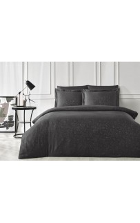 Комплект постельного белья Tivolyo Home ALISA антрацит Евро