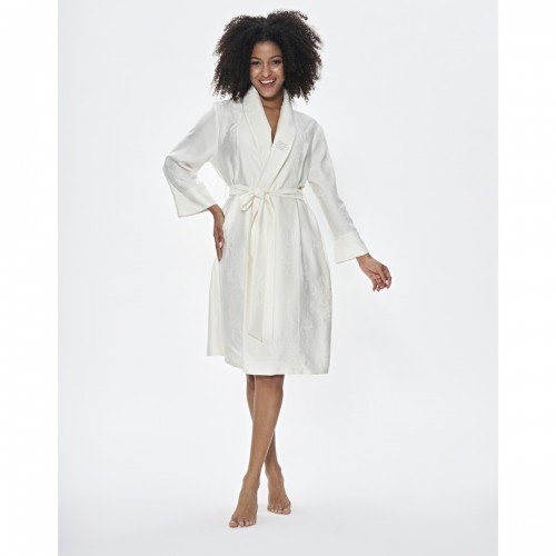 Халат женский Tivolyo Home MODENA BAMBO кремовый L