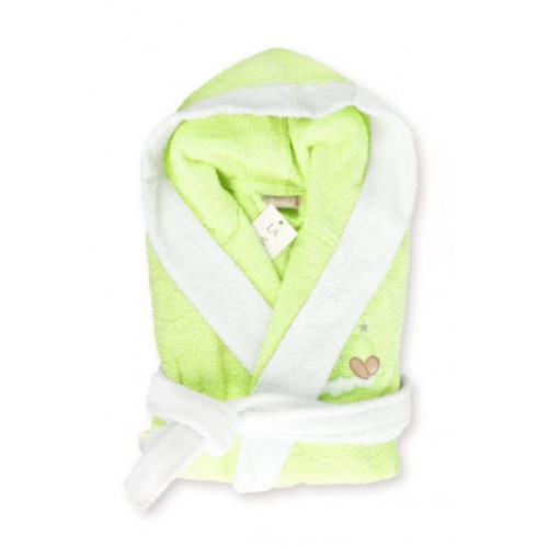 Детский халат La Villa Спящая луна зелёный 1-2 года