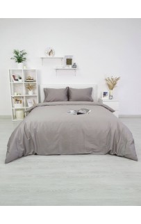 Комплект постельного белья Tivolyo Home CASUAL хаки Полутороспальный