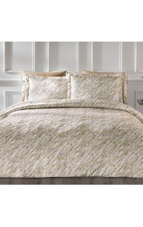 Комплект постельного белья Tivolyo Home BLURRY горчичный Евро
