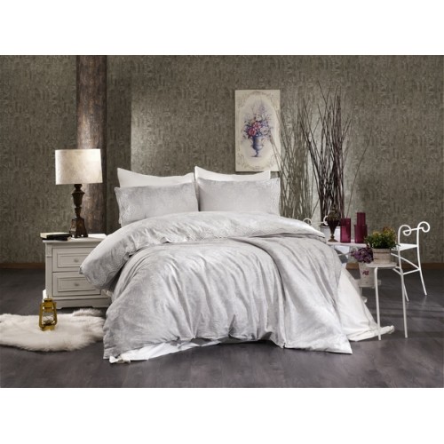 Комплект постельного белья Grazie Home LOREA серый Евро