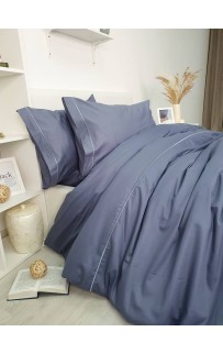 Комплект постельного белья Tivolyo Home CASUAL синий семейный