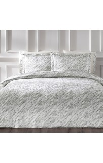 Комплект постельного белья Tivolyo Home BLURRY серый Евро