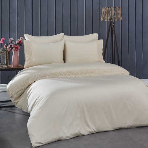 Комплект постельного белья Grazie Home MOENA бежевый Евро