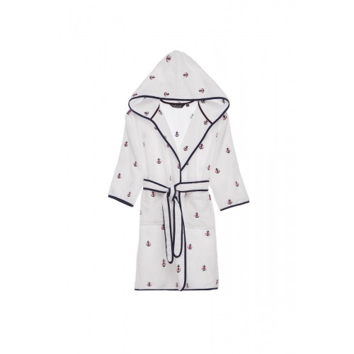 Детский халат Soft cotton MARINE белый 1-2 года