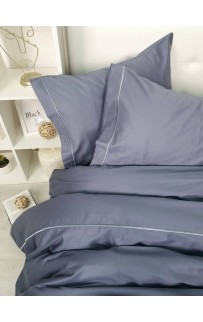 Комплект постельного белья Tivolyo Home CASUAL синий семейный