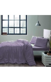 Комплект постельного белья Tivolyo Home BASIC сиреневый Евро