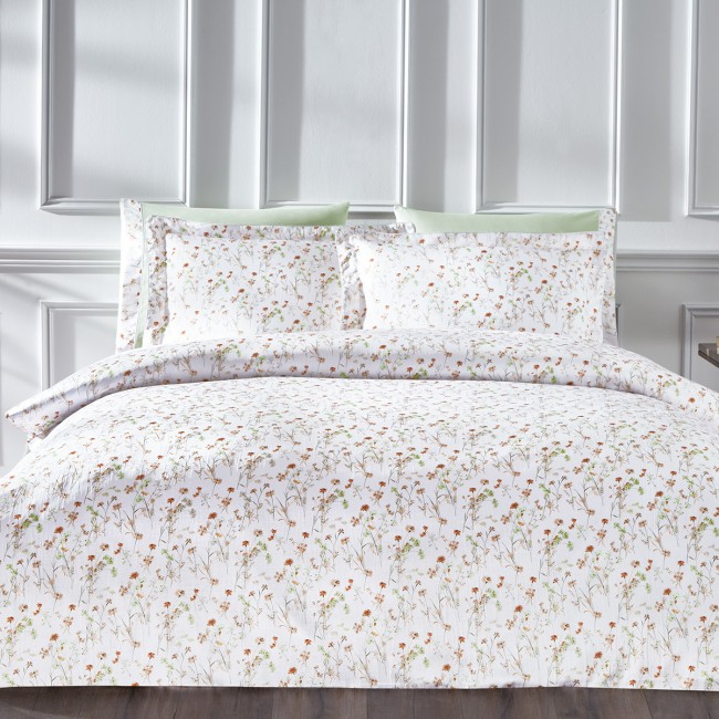 Комплект постельного белья Tivolyo Home VALENTINE белый Евро