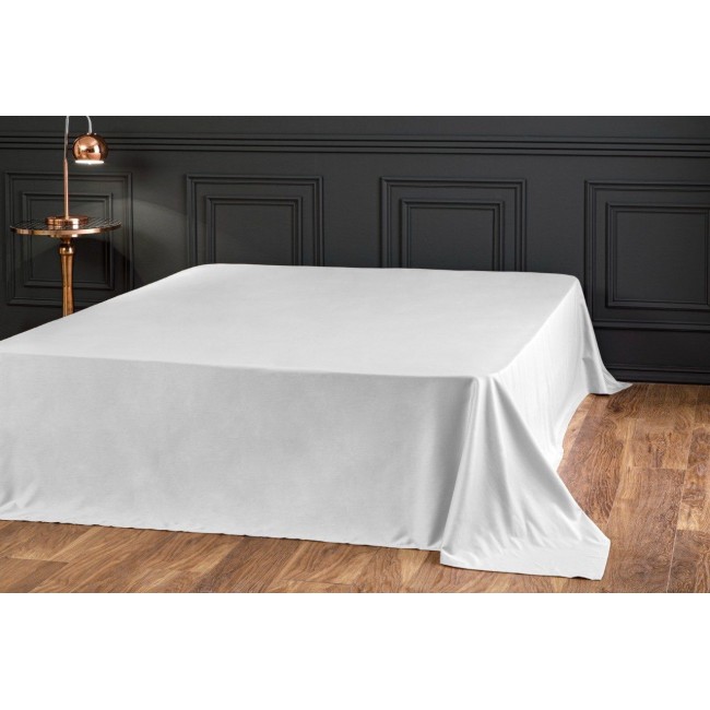 Простыня Tivolyo Home сатин серый KING SIZE